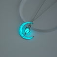 thumbnail image 4 of Moon pendant necklace at night can adjust the neck chain ladies party clothing, jewelry jewelry accessories Valentine's Day and Christmas gift music festival, 4 of 24
