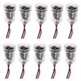 thumbnail image 2 of GutReise 10 Pack LED Screw-Mount E10 Small Bulbs Holder with Wire Socket for Home Experiment Circuit Electrical Test Accessories, 2 of 4