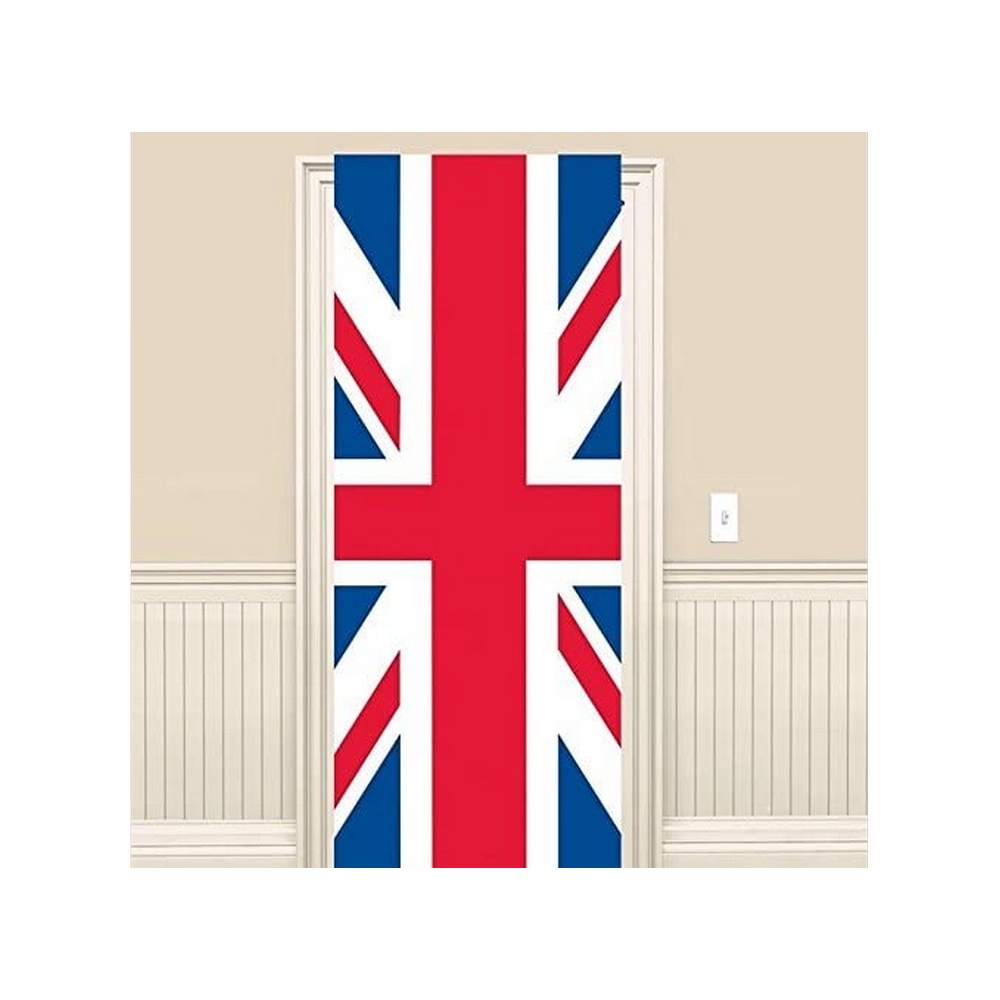 Amscan Best Of British Plastic Union Jack Door Sign