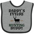 thumbnail image 3 of Inktastic Daddy Future Hunting Buddy Boys or Girls Baby Bib, 3 of 4