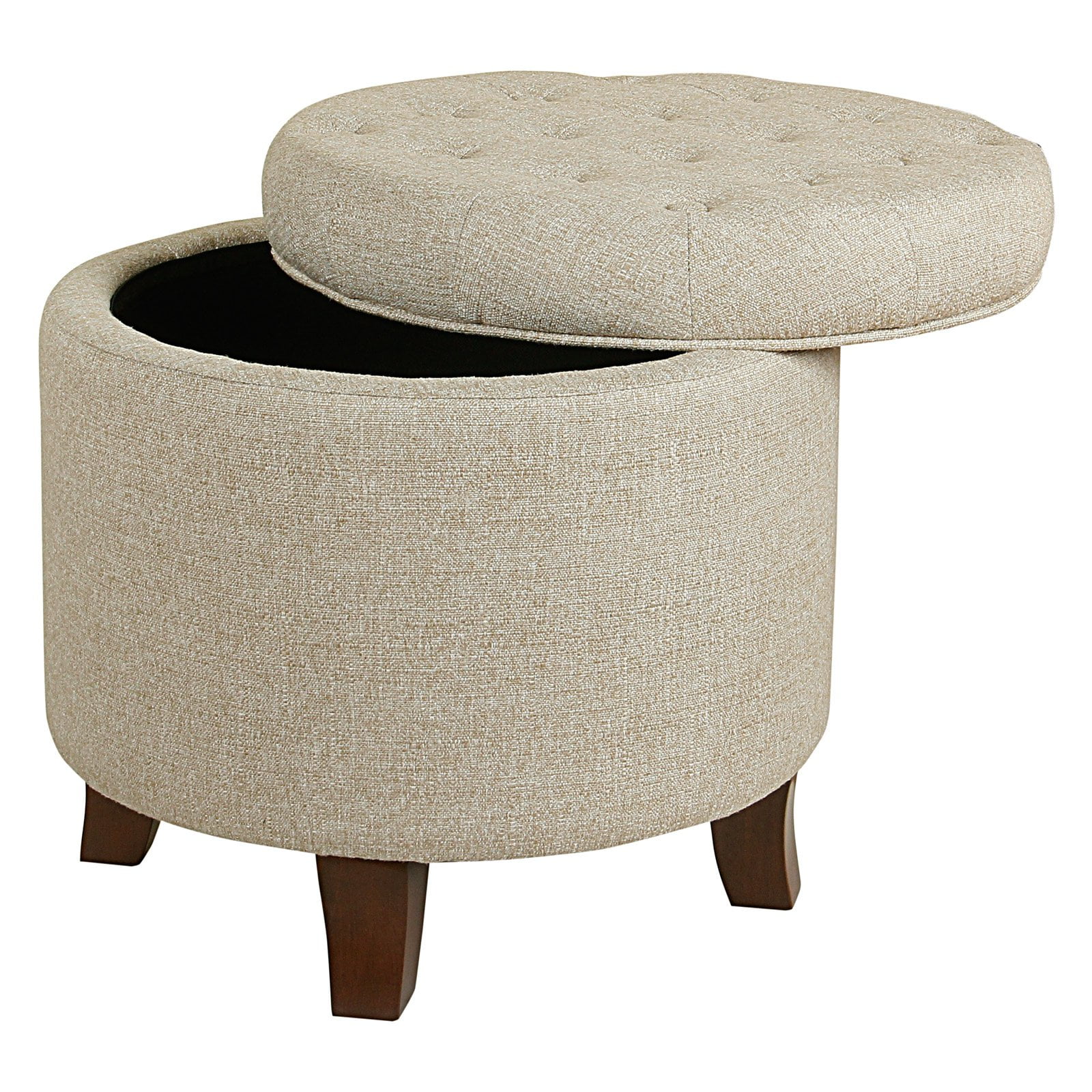 HomePop Boho Tufted Storage Ottoman