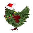 thumbnail image 1 of La Navidad es mejor en la granja, tapete para el suelo con diseño de pollo, pollo divertido, fiesta de animales de granja, 1 of 4