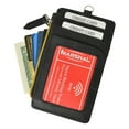 thumbnail image 6 of New RFID Premium Leather ID Window Credit Cards Zipper Neck Wallet RFID P 861 (C), 6 of 7