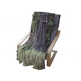 thumbnail image 4 of Outhouse Soft Flannel Fleece Blanket, Farm Life House Wooden Door of Cottage Hut in Woodland Leaves Art Print, Cozy Plush for Indoor and Outdoor Use, 60" x 80", Dark Brown and Green, by Ambesonne, 4 of 6