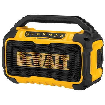 DeWALT 20V Bluetooth Speaker, Yellow & Black
