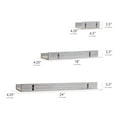 thumbnail image 4 of American Art Decor Whitewashed Wood Rustic Floating U Wall Shelves - White - Set of 3, 4 of 6
