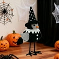 thumbnail image 4 of Sombrero de Halloween con figurita de pájaro, adorno de escritorio caprichoso para el hogar y, 4 of 4