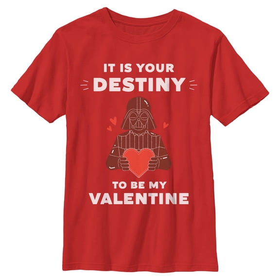Boys Star Wars It Is Your Destiny To Be My Valentine T Shirt