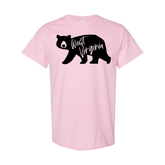 Inktastic West Virginia Black Bear Silhouette T-Shirt