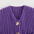thumbnail image 2 of SWSMCLT Women's Cable Knit Vest Top Soft Cropped Tank Top Lightweight Sleeveless Cardigan Sweater V Neck Button Up Baggy Fashion 2024 Y2K Clothes Pocket Purple Medium, 2 of 5