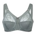 thumbnail image 4 of Women's Plus Size Minimizer Sleep Unlined Full Coverage Lace Wirefree Bra 42DDD, 4 of 10
