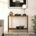 thumbnail image 5 of Evelyn&Zoe Rigan 36" Wide Rectangular Console Table, Brass, 5 of 7