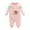 Pink, variant on lulshou Baby Romper Toddler Baby Girls Boys Long Sleeve Cotton Jumpsuit Warm Baby Jumpsuit Cotton Pajamas Bodysuit on Clearance