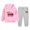 Pink, variant on Linfrsh Toddler Baby Boy Clothes Outfits Fall Winter Hoodie Sweatshirt Elastic Waist Pants Set Little Kids 2pcs Gifts