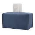 thumbnail image 1 of Funda para caja de pañuelos, moderna y decorativa caja de pañuelos rectangular de cuero, organizador para tocador, mesitas de noche, sala de estar, escritorio de oficina y automóvil, 1 of 8