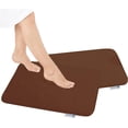thumbnail image 1 of Set de 2 Tapetes para Baño Bluelander Antiderrapante Memory Foam Café, 1 of 5