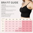 thumbnail image 5 of Coobie Women's Half Cami Low Back Bra 9151, Seamless Lightweight Bralette, 5 of 7