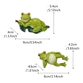 thumbnail image 3 of 2Pcs Frog Flower Pot Hugger, Funny Pot Huggers for Planters, Resin Flower Pot Huggers, Climbing Frog Statue Planter Pot Decorations for Home Garden Fence Patio Lawn Yard, 3 of 6