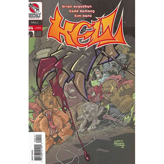 Hell #4 VF ; Dark Horse Comic Book