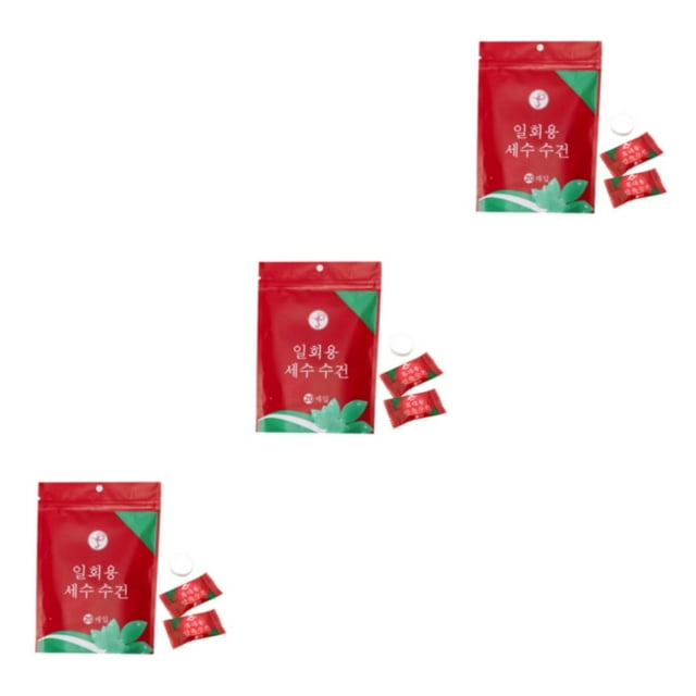 Transemion 20x Disposable Towel Compressed Washcloth Traveling for circular 20x20cm 20 Pcs 3Set