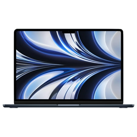Restored Apple MacBook Air Laptop with 13.6 inch Display Apple M2 chip 8GB RAM 256GB SSD Midnight - MLY33LL/A - (Refurbished)