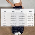 thumbnail image 3 of Ytndtr Women's Plaid Wide Leg Pants Gingham High Rise Pajama Bottoms Elastic Waist Loose Lounge Pants Casual Trousers, 3 of 9