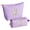 Purple, variant on Sm:)e Personalized Initial Makeup Bag, Cosmetic Bag for Teen Girls and Women, Toiletry Bags for Travel Holiday Birthday,2 Pack (J, Purple)