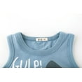 thumbnail image 3 of Bysome Boys Shirts Size 6-7 Years Kids Baby Girls Shark Animals Sleeveless Crewneck Vests Tee Clothes For Children Toddler Boy Tops Light Blue, 3 of 5
