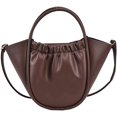 thumbnail image 1 of LinYooLi Soft Handbag for Women Fashion Ruched Basket Shoulder Bag Small Cute Soild Hobo Bag, 1 of 6