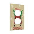 thumbnail image 2 of Kll Christmas Vintage Red Truck Wall Plate,Gloss Finish,Standard Size 1 - 5" X 3", Polycarbonate Thermoplastic,Electric Receptacle Plug Covers, 2 of 8