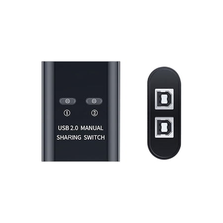 GUYUTING High-Performance USB2.0 Printer Sharing Converter User-Friendly Operation for USB Cameras & Headphones