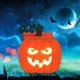 thumbnail image 5 of Estatuilla de lámpara Zulema adorno de luces de calabaza LED de Halloween, 5 of 8