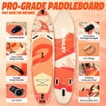 thumbnail image 4 of Quashley Wide Inflatable Stand Up Paddle Board ,11 ft*34 Inch All-Around SUP Board With Premium Accessories, 4 of 7
