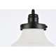 thumbnail image 5 of Lámpara Colgante Living District Lye Negra con Pantalla de Vidrio Esmerilado Blanco 110V, 5 of 6
