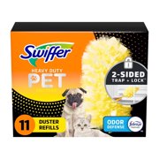 2X - Swiffer Dusters, Pet Heavy Duty Refills with Febreze Odor Defense - Unscented - 11ct