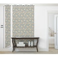 thumbnail image 5 of Ambesonne Floral Peel & Stick Wallpaper for Home, Vintage Vibe Rose Pattern, 13"x100", Pale Grey Pastel Yellow, 5 of 5