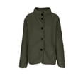 thumbnail image 6 of YueHuiYing Women's Oversized Sailor Collar Button Cardigans Chunky Knit Long Sleeve Slouchy Sweaters Coat with Pockets, 6 of 7