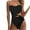 00 # Black, variant on REORIAFEE Women's One Piece Swimsuit Bathing Suit 1 Piece Swimwear Fashionable Bikini Bra Cut Out Swimsuit Slim One Piece Bikini Set Wine S
