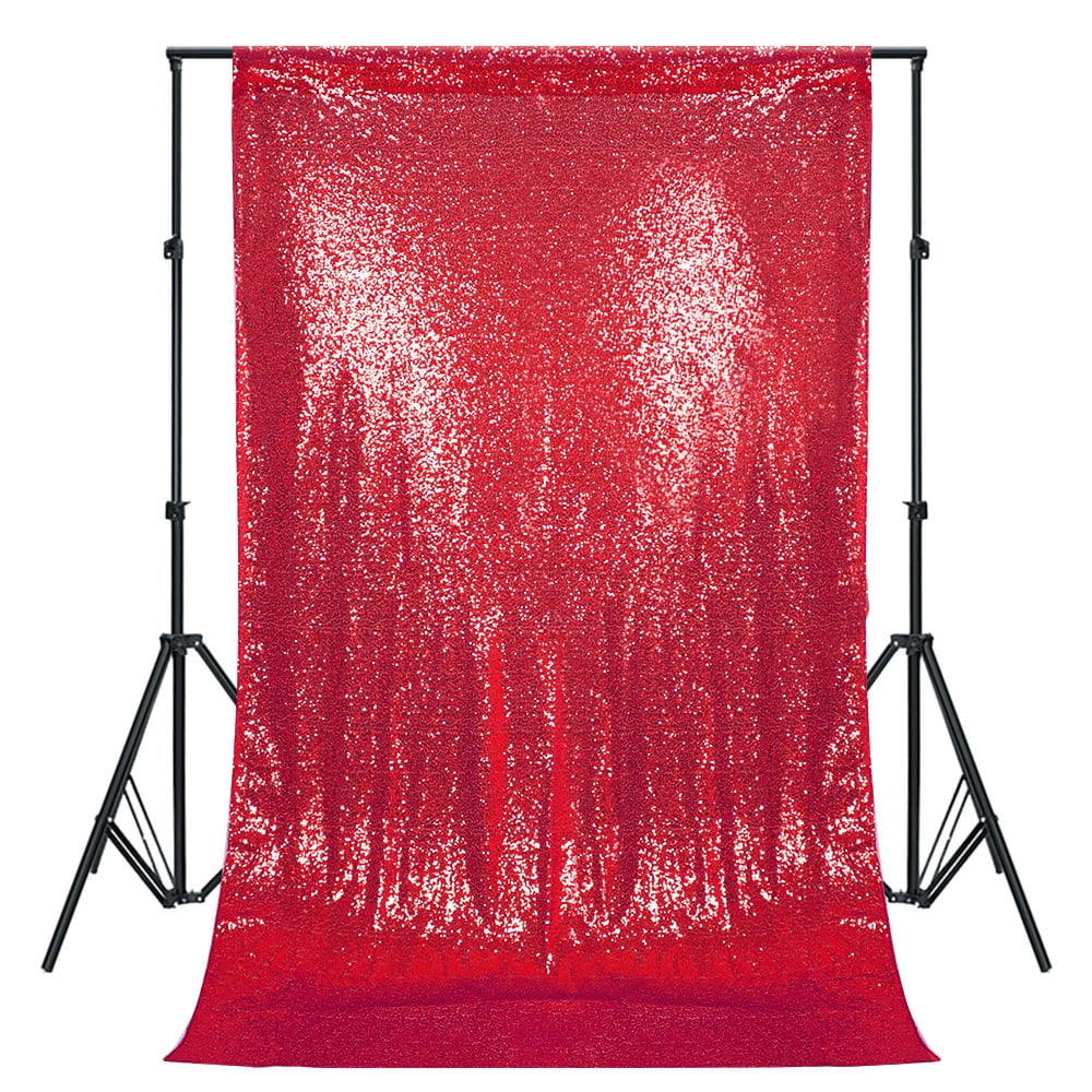 Sequin Party Backdrop Red 2ftx8ft Sequin Backdrop Photography Backdrops Wedding Backdrop Sparkly Sequin Backdrop 