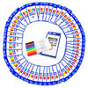 Color Swell Washable Super Tip Bulk Markers, 50 Packs, 8 Markers Per Pack, 400 Total