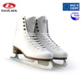 thumbnail image 4 of BOTAS - model: DAGMAR / Made in Europe (Czech Republic) / Comfortable Figure Ice Skates for Women, Girls / Real Leather Upper / Higher and Wider cut / SABRINA blades / Color: White, Size: Adult 5.5, 4 of 6