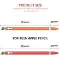 thumbnail image 2 of for Apple Pencil Case 2nd Anti-Slip for Apple Pencil Tip Soft Silicone for Apple Pencil Grip Anti-Dirt for Apple Pencil Cap Anti-Scratch for Apple Pencil Holder 2PCS Pack(D), 2 of 7