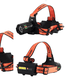 thumbnail image 4 of Lampara Cabeza Linterna Led Minera Recargable Con Sensor Malubero, Naranja, 4 of 5