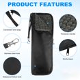 thumbnail image 2 of Uxcell 2-Pack Bolsas de Paraguas Húmedos, 4.9" x 13.39" Funda de Paraguas Portátil Impermeable para Viaje, Hogar, Exterior [Negro y Gris], 2 of 7