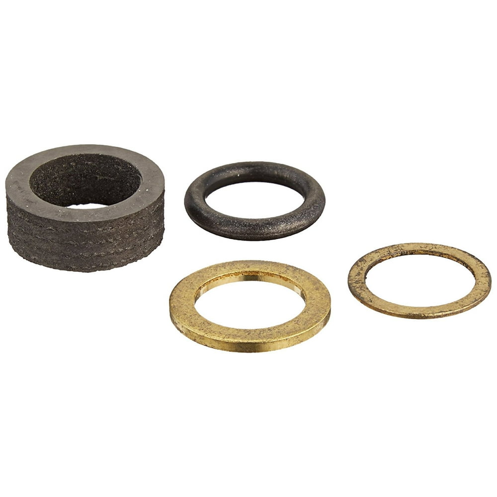 T16 Fiber and Rubber Spindle Cap Packing, Brass, Brass, Fiber