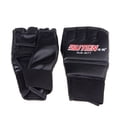 thumbnail image 3 of SUTENG Red Muay Thai Training Mittens PU Leather Half Boxing Gloves for Punching Sparring, 3 of 7