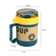 thumbnail image 3 of Portable Breakfast Cup Oatmeal Cup Cereal Nut Yogurt Mug Snack Cup Soup Mug Microwave with Lid Spoon for Kitchen Tool, 3 of 5