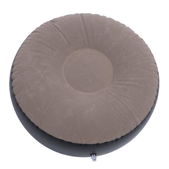 Puf Otomano, Otomano Al Aire Libre, Reposapiés Inflable, Taburete Flocado Inflable Multiusos Ligero Redondo Portátil Inflable Taburete Para Viajes Camping Actividades Al Aire