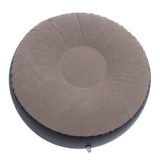 Puf Otomano, Otomano Al Aire Libre, Reposapiés Inflable, Taburete Flocado Inflable Multiusos Ligero Redondo Portátil Inflable Taburete Para Viajes Camping Actividades Al Aire