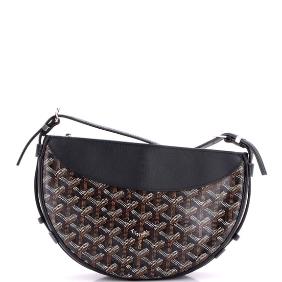Pre-Owned Hirondelle Shoulder Bag Coated Canvas and Leather By Rebag
